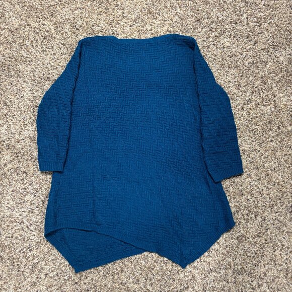 New York & Company Tunic Sweater - Handkerchief hem - Women's L Preowned - 2104 - Picture 3 of 3